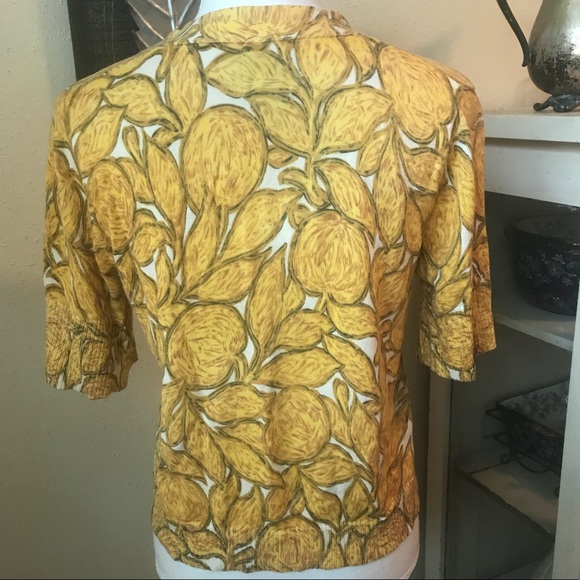 yellow Anthropologie cardigan - Picture 4 of 5